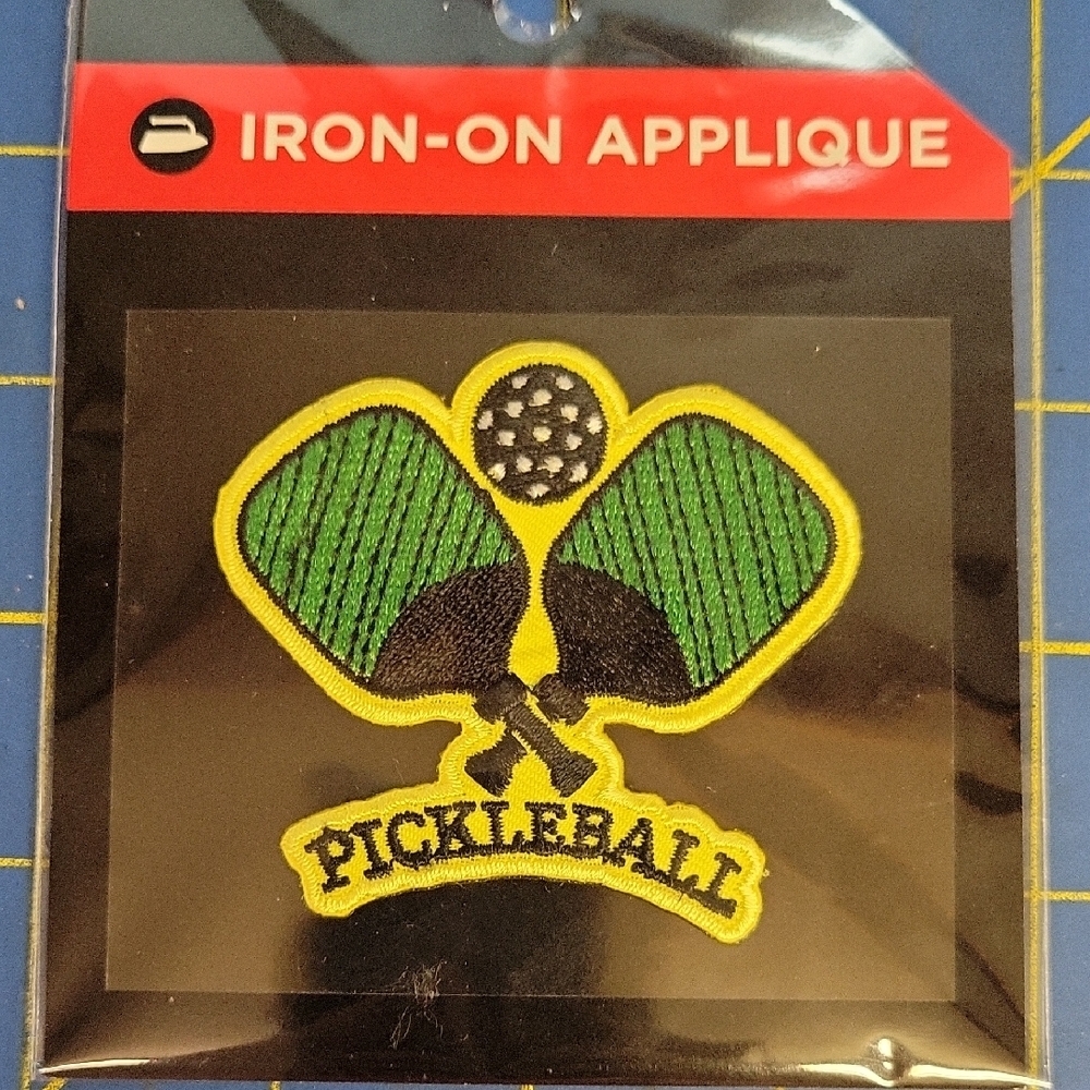 Pickleball 2.5" Iron On Patch